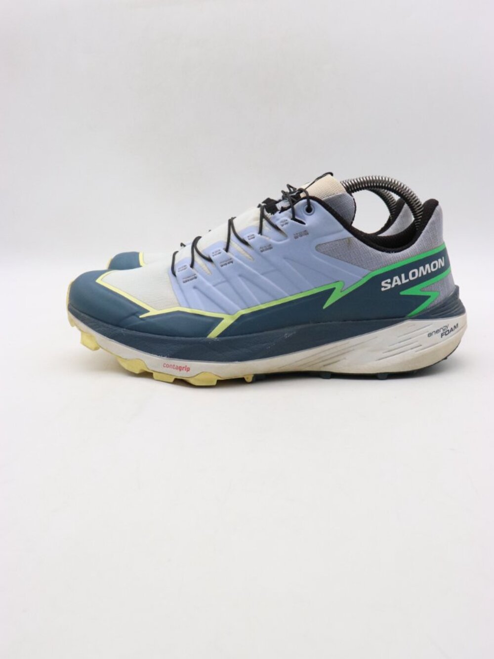 Salomon Thundercross Women's Size 8 White Blue Green Sneakers Trail Running - Picture 4 of 10